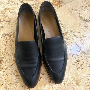 Everlane The Modern Point Flat Black Loafers